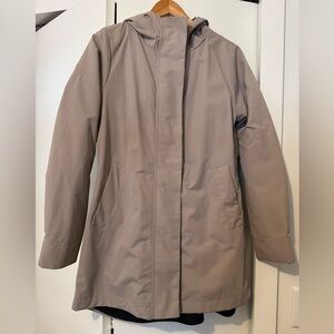 Athleta Women's Tan Hooded Jacket